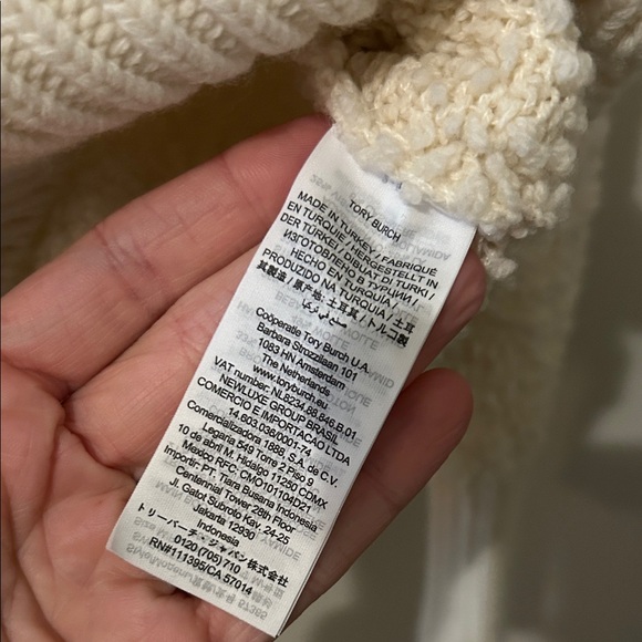 Tory Burch Rare Cottage Core Bunny Rabbit Sweater - Picture 4 of 5